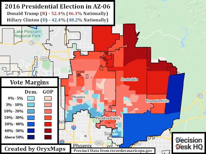 2016 Presidential Election in AZ-06