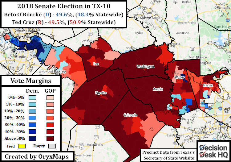 2018 Senate Election in TX-10