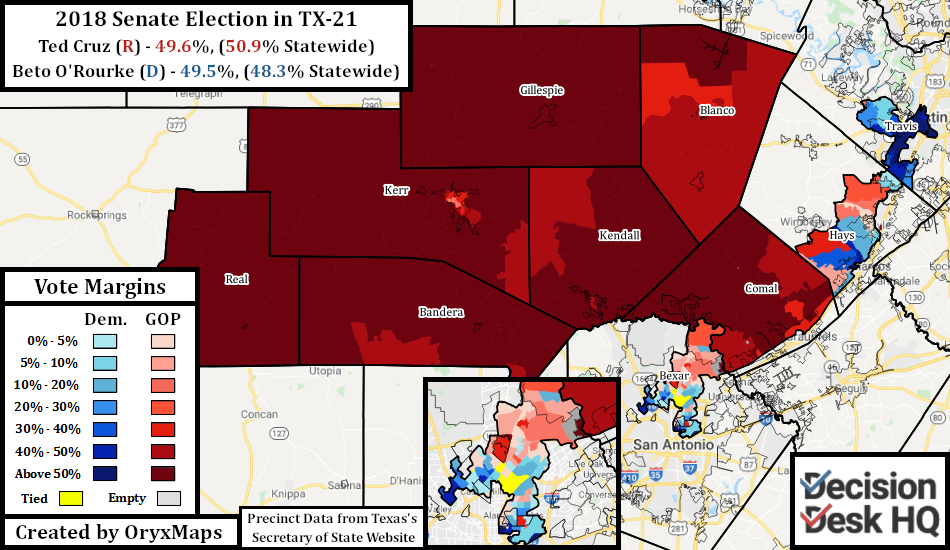 2018 Senate Election in TX-21