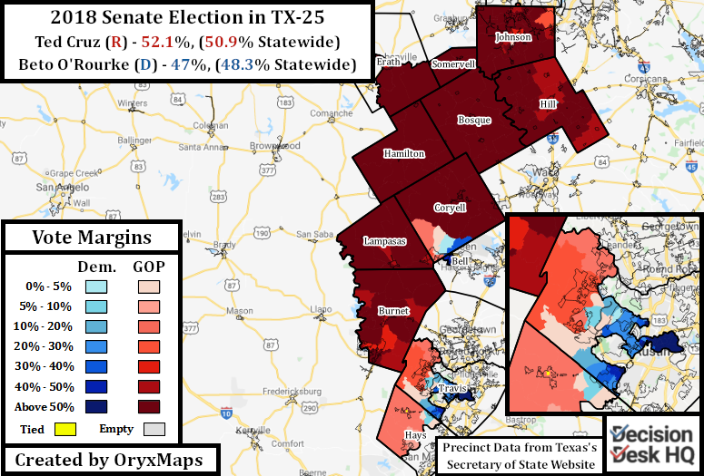 2018 Senate Election in TX-25