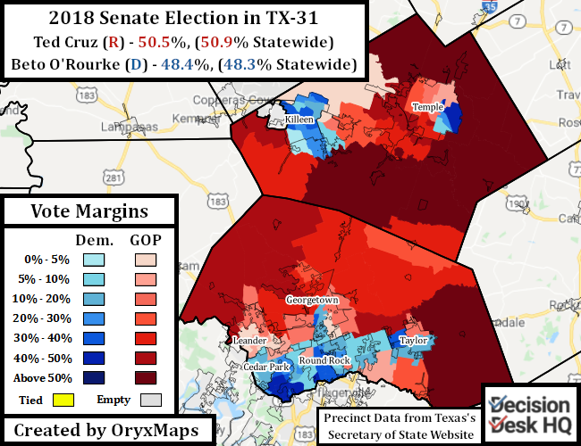 2018 Senate Election in TX-31