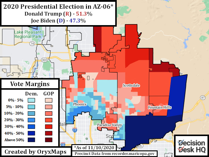 2020 Presidential Election in AZ-06