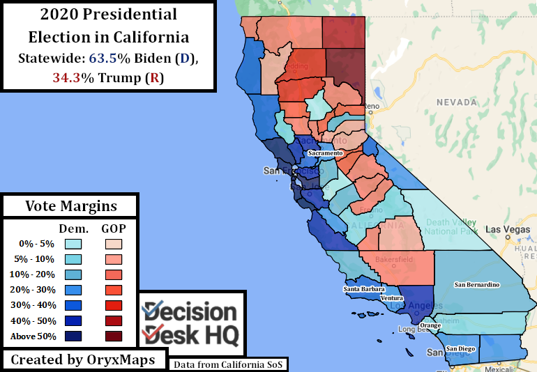 2020 Presidential Election in California
