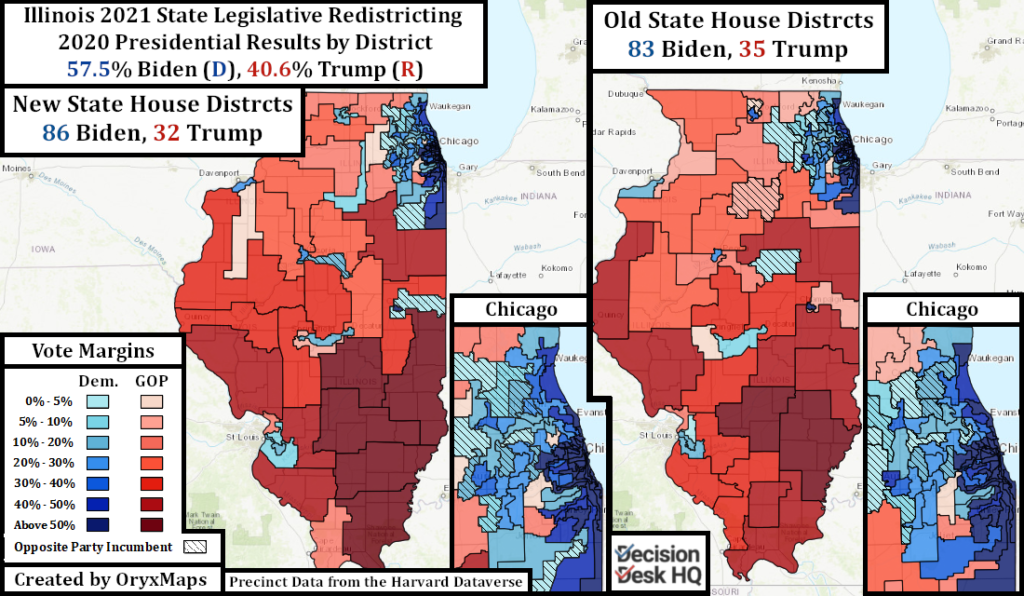 Illinois Legislature Approves New General Assembly District Maps