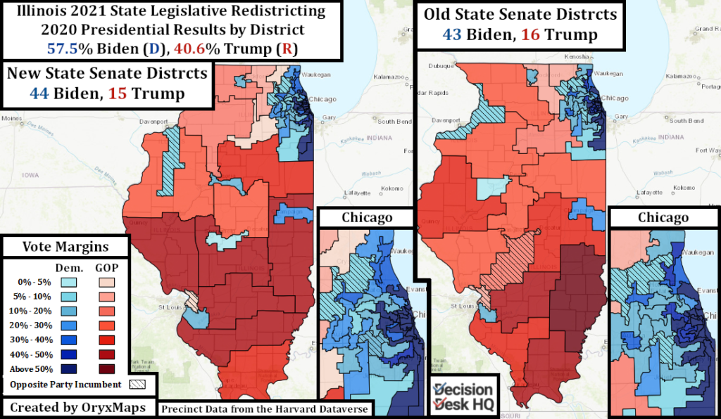 Illinois Legislature Approves New General Assembly District Maps