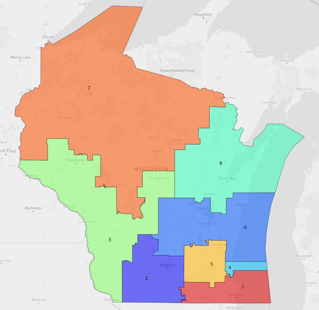 Wisconsin Congressional Maps And Key 2022 Badger State Races - Decision ...